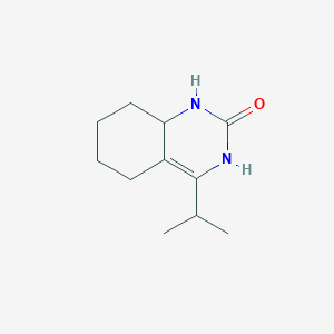 molecular formula C11H18N2O B5088776 4-isopropyl-3,5,6,7,8,8a-hexahydro-2(1H)-quinazolinone 