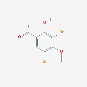 molecular formula C8H6Br2O3 B050888 3,5-Dibromo-2-hydroxy-4-methoxybenzaldehyde CAS No. 117238-61-6