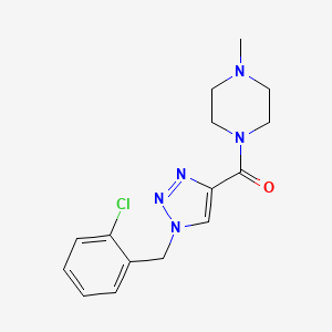 1-{[1-(2-chlorobenzyl)-1H-1,2,3-triazol-4-yl]carbonyl}-4-methylpiperazine