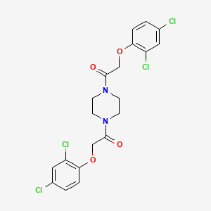 molecular formula C20H18Cl4N2O4 B5088958 1,4-bis[(2,4-dichlorophenoxy)acetyl]piperazine CAS No. 4199-71-7
