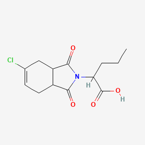molecular formula C13H16ClNO4 B5088978 2-(5-chloro-1,3-dioxo-1,3,3a,4,7,7a-hexahydro-2H-isoindol-2-yl)pentanoic acid 