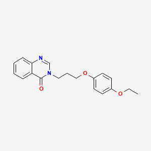 molecular formula C19H20N2O3 B5088996 3-[3-(4-ethoxyphenoxy)propyl]-4(3H)-quinazolinone 