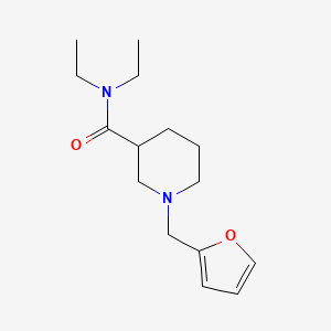 molecular formula C15H24N2O2 B5089045 N,N-diethyl-1-(2-furylmethyl)-3-piperidinecarboxamide 