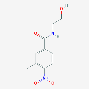 molecular formula C10H12N2O4 B5089053 N-(2-hydroxyethyl)-3-methyl-4-nitrobenzamide 