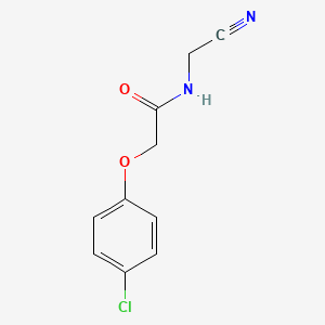 2-(4-chlorophenoxy)-N-(cyanomethyl)acetamide