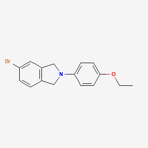 molecular formula C16H16BrNO B5089184 5-bromo-2-(4-ethoxyphenyl)isoindoline 