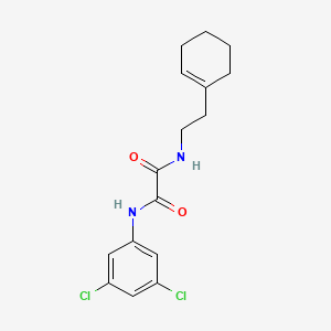 molecular formula C16H18Cl2N2O2 B5089209 N-[2-(1-cyclohexen-1-yl)ethyl]-N'-(3,5-dichlorophenyl)ethanediamide 