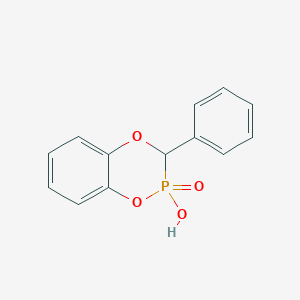 molecular formula C13H11O4P B5089250 3-phenyl-2,3-dihydro-1,4,2-benzodioxaphosphinin-2-ol 2-oxide 