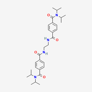molecular formula C30H42N4O4 B5089265 N~4~,N~4~'-1,2-ethanediylbis(N,N-diisopropylterephthalamide) 