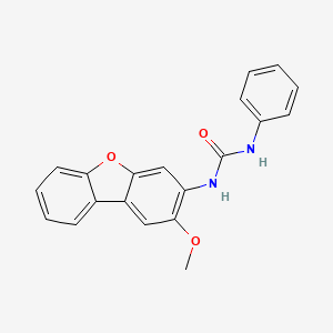 molecular formula C20H16N2O3 B5089421 N-(2-methoxydibenzo[b,d]furan-3-yl)-N'-phenylurea 