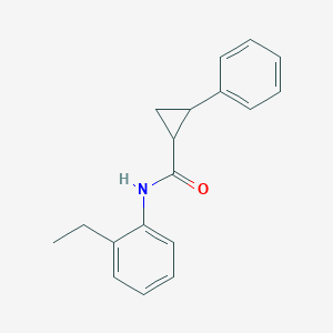 molecular formula C18H19NO B5089623 N-(2-ethylphenyl)-2-phenylcyclopropanecarboxamide CAS No. 331274-68-1