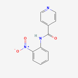 molecular formula C12H9N3O3 B5090032 N-(2-nitrophenyl)isonicotinamide 