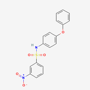 molecular formula C18H14N2O5S B5090114 3-nitro-N-(4-phenoxyphenyl)benzenesulfonamide 