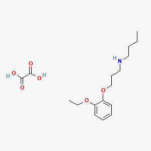molecular formula C17H27NO6 B5090234 N-[3-(2-ethoxyphenoxy)propyl]-1-butanamine oxalate 