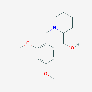 molecular formula C15H23NO3 B5090253 [1-(2,4-dimethoxybenzyl)-2-piperidinyl]methanol 