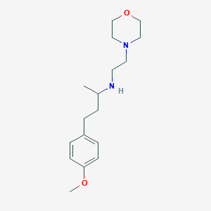 4-(4-methoxyphenyl)-N-[2-(4-morpholinyl)ethyl]-2-butanamine