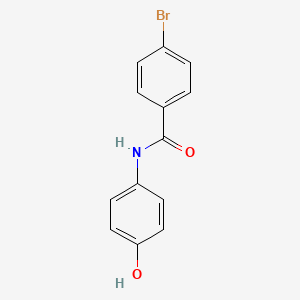 molecular formula C13H10BrNO2 B5090274 4-bromo-N-(4-hydroxyphenyl)benzamide 