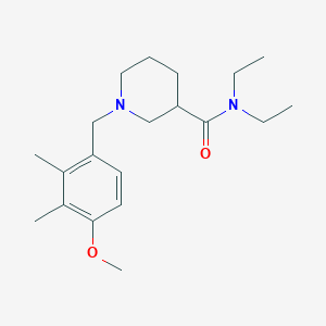 molecular formula C20H32N2O2 B5090413 N,N-diethyl-1-(4-methoxy-2,3-dimethylbenzyl)-3-piperidinecarboxamide 