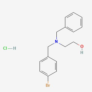 2-[benzyl(4-bromobenzyl)amino]ethanol hydrochloride