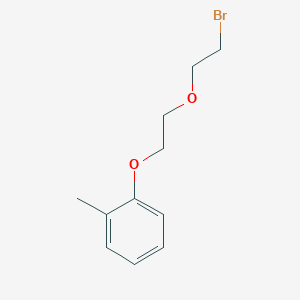 molecular formula C11H15BrO2 B5090504 1-[2-(2-bromoethoxy)ethoxy]-2-methylbenzene 