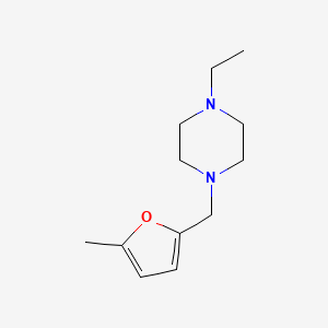 1-ethyl-4-[(5-methyl-2-furyl)methyl]piperazine