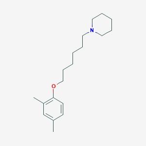 molecular formula C19H31NO B5090734 1-[6-(2,4-dimethylphenoxy)hexyl]piperidine 