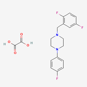 1-(2,5-difluorobenzyl)-4-(4-fluorophenyl)piperazine oxalate