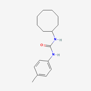 molecular formula C16H24N2O B5090778 N-cyclooctyl-N'-(4-methylphenyl)urea 