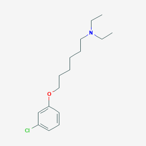 molecular formula C16H26ClNO B5090782 6-(3-chlorophenoxy)-N,N-diethyl-1-hexanamine 