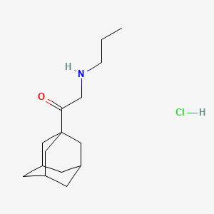 molecular formula C15H26ClNO B5090789 1-(1-adamantyl)-2-(propylamino)ethanone hydrochloride 