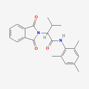 molecular formula C22H24N2O3 B5090803 2-(1,3-dioxo-1,3-dihydro-2H-isoindol-2-yl)-N-mesityl-3-methylbutanamide 