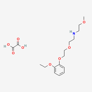 molecular formula C17H27NO8 B5090826 {2-[2-(2-ethoxyphenoxy)ethoxy]ethyl}(2-methoxyethyl)amine oxalate 