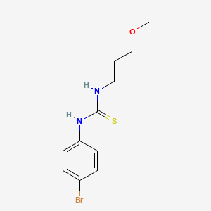 molecular formula C11H15BrN2OS B5091021 N-(4-bromophenyl)-N'-(3-methoxypropyl)thiourea 