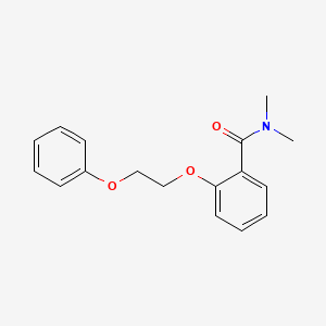 molecular formula C17H19NO3 B5091113 N,N-dimethyl-2-(2-phenoxyethoxy)benzamide 