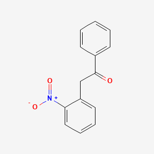 molecular formula C14H11NO3 B5091272 2-(2-nitrophenyl)-1-phenylethanone 