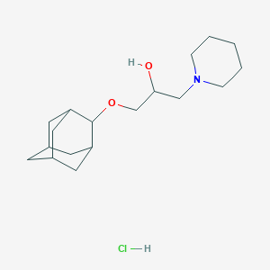 1-(2-adamantyloxy)-3-(1-piperidinyl)-2-propanol hydrochloride
