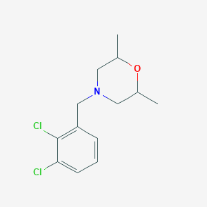 molecular formula C13H17Cl2NO B5091510 4-(2,3-dichlorobenzyl)-2,6-dimethylmorpholine 