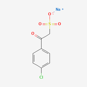 molecular formula C8H6ClNaO4S B5091690 sodium 2-(4-chlorophenyl)-2-oxoethanesulfonate 