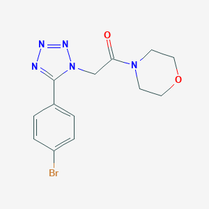 4-{[5-(4-bromophenyl)-1H-tetraazol-1-yl]acetyl}morpholine