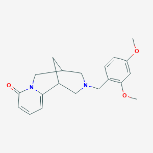 molecular formula C20H24N2O3 B5091801 11-(2,4-dimethoxybenzyl)-7,11-diazatricyclo[7.3.1.0~2,7~]trideca-2,4-dien-6-one 