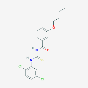 molecular formula C18H18Cl2N2O2S B5091806 3-butoxy-N-{[(2,5-dichlorophenyl)amino]carbonothioyl}benzamide 