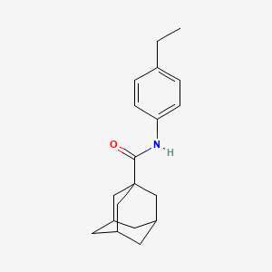 molecular formula C19H25NO B5091828 N-(4-ethylphenyl)-1-adamantanecarboxamide 