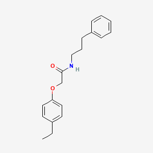 molecular formula C19H23NO2 B5091841 2-(4-ethylphenoxy)-N-(3-phenylpropyl)acetamide 