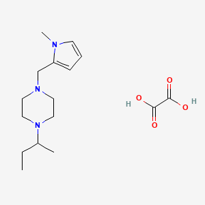 molecular formula C16H27N3O4 B5091852 1-sec-butyl-4-[(1-methyl-1H-pyrrol-2-yl)methyl]piperazine oxalate 