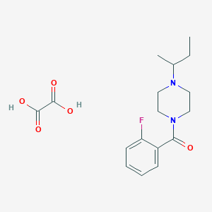 1-sec-butyl-4-(2-fluorobenzoyl)piperazine oxalate
