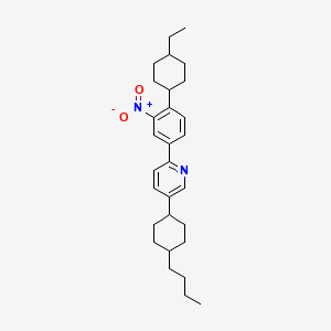 molecular formula C29H40N2O2 B5092177 5-(4-butylcyclohexyl)-2-[4-(4-ethylcyclohexyl)-3-nitrophenyl]pyridine 