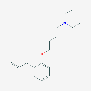 molecular formula C17H27NO B5092352 4-(2-allylphenoxy)-N,N-diethyl-1-butanamine 