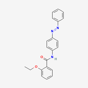 molecular formula C21H19N3O2 B5092383 2-ethoxy-N-[4-(phenyldiazenyl)phenyl]benzamide 