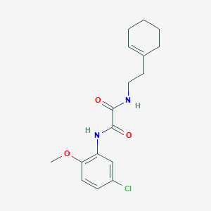 molecular formula C17H21ClN2O3 B5092561 N-(5-chloro-2-methoxyphenyl)-N'-[2-(1-cyclohexen-1-yl)ethyl]ethanediamide 