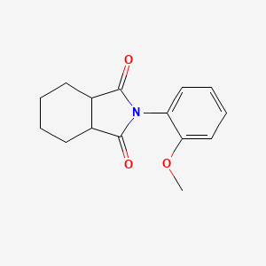 molecular formula C15H17NO3 B5092605 2-(2-methoxyphenyl)hexahydro-1H-isoindole-1,3(2H)-dione 